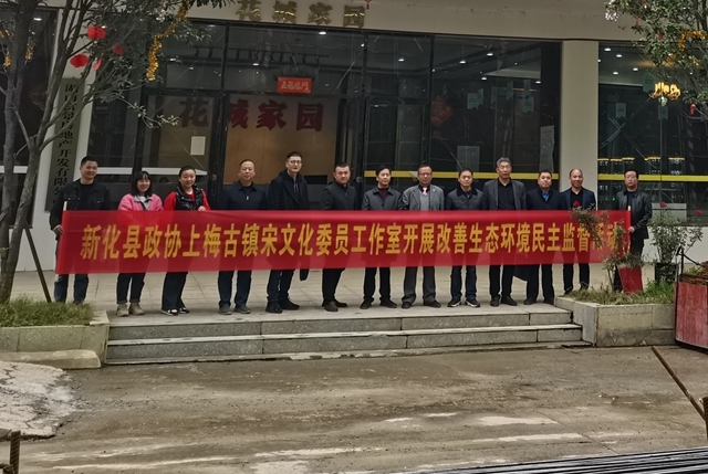 新化县政协委员到上梅街道开展改善生态环境民主监督活动