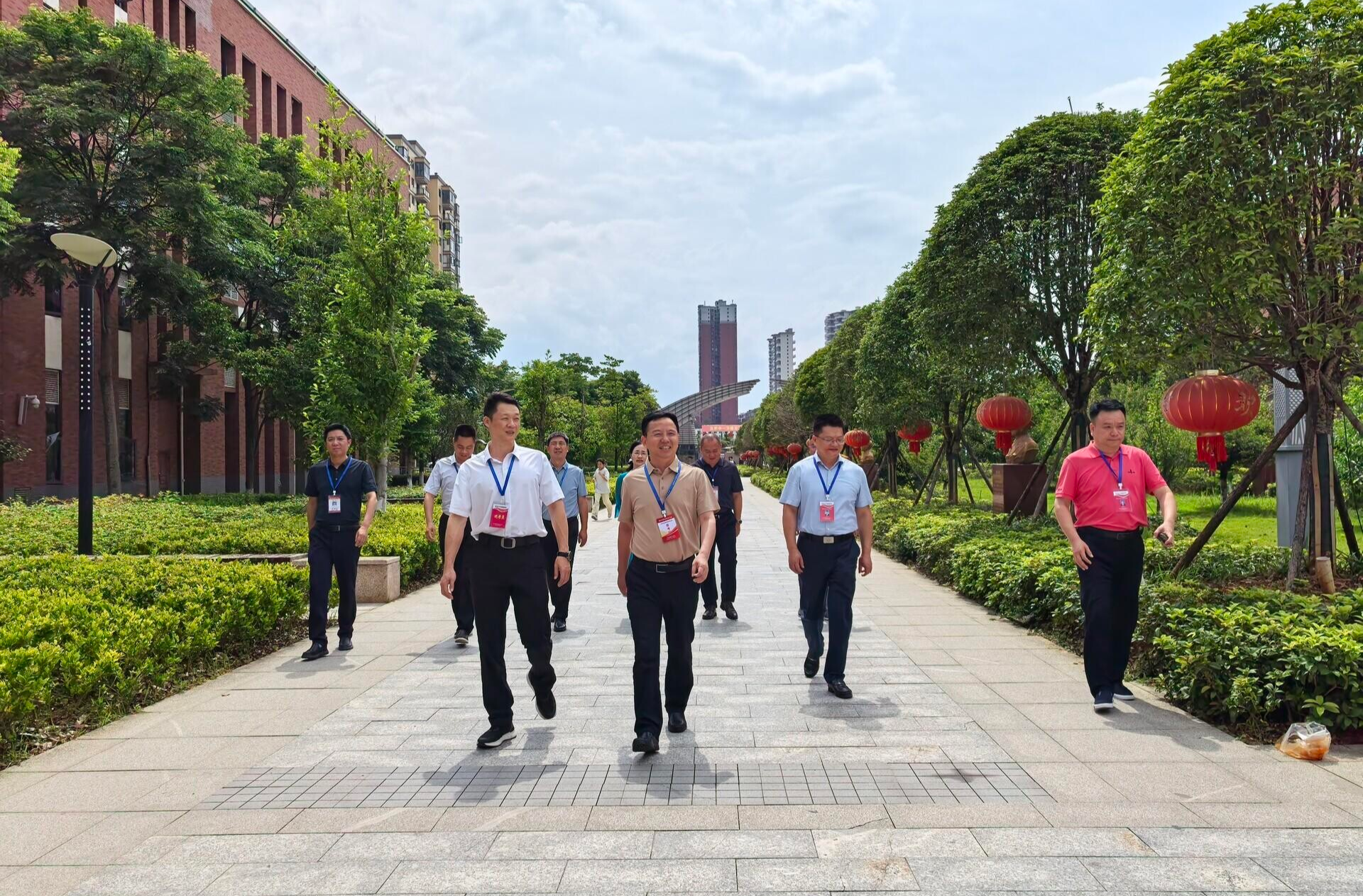 省教育厅来新化县巡视高考工作