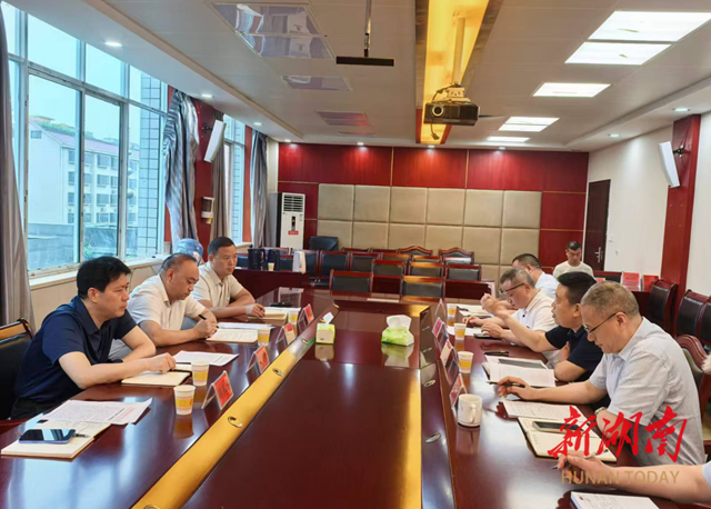 娄底市委社会工作部来新调研新兴领域党建工作