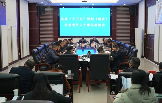 新化县委召开党外人士座谈会  就“十五五”规划《建议》编制听取意见建议