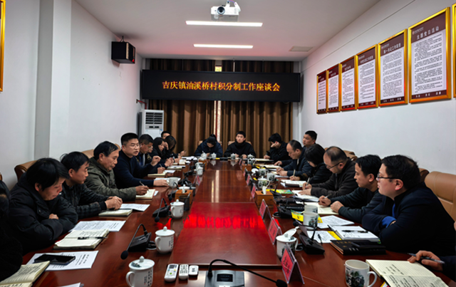 吉庆镇召开“积分+”治理模式座谈会