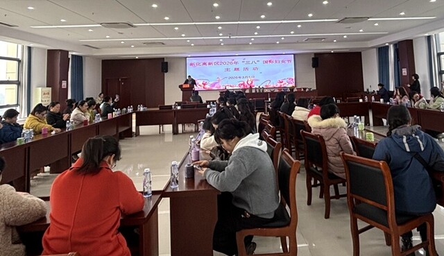 新化高新区举行“三八”国际妇女节主题活动