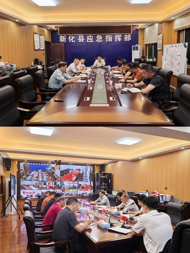 彭韬点对点叫应调度防汛工作