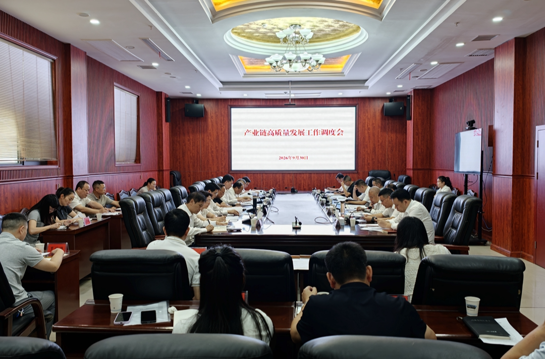 新化县召开产业链高质量发展工作调度会